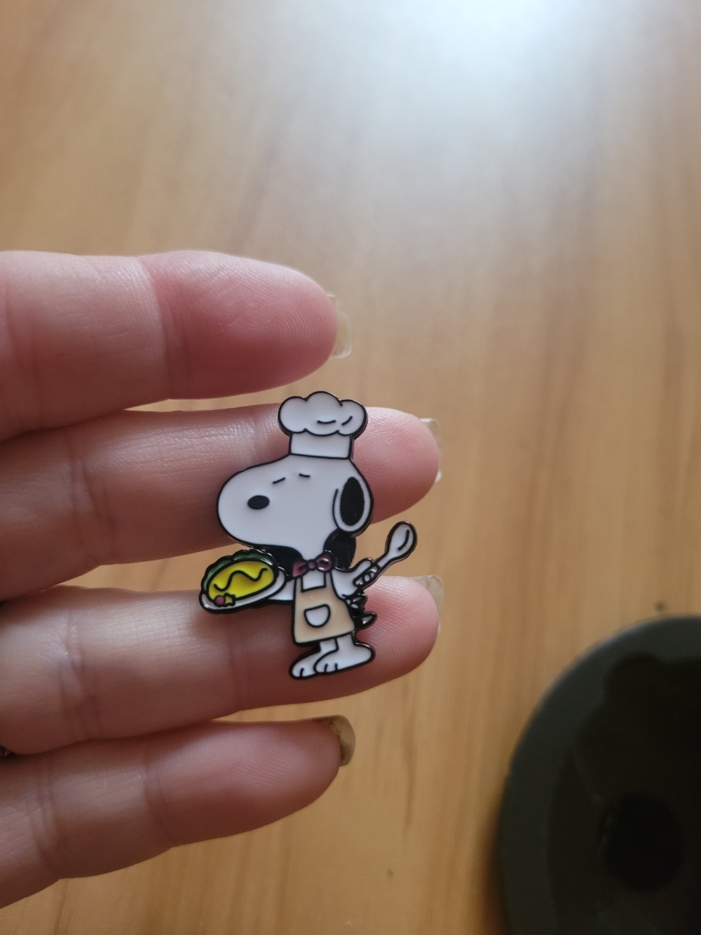 👻BUY 1 GET 1 FREE👻Chef Snoopy Enamel Pin - White and Yellow